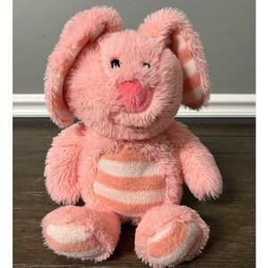 Dan Dee Collectors Choice‎ Bunny Rabbit Plush With Pink Stripes